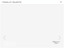 Tablet Screenshot of makeupvallarta.com